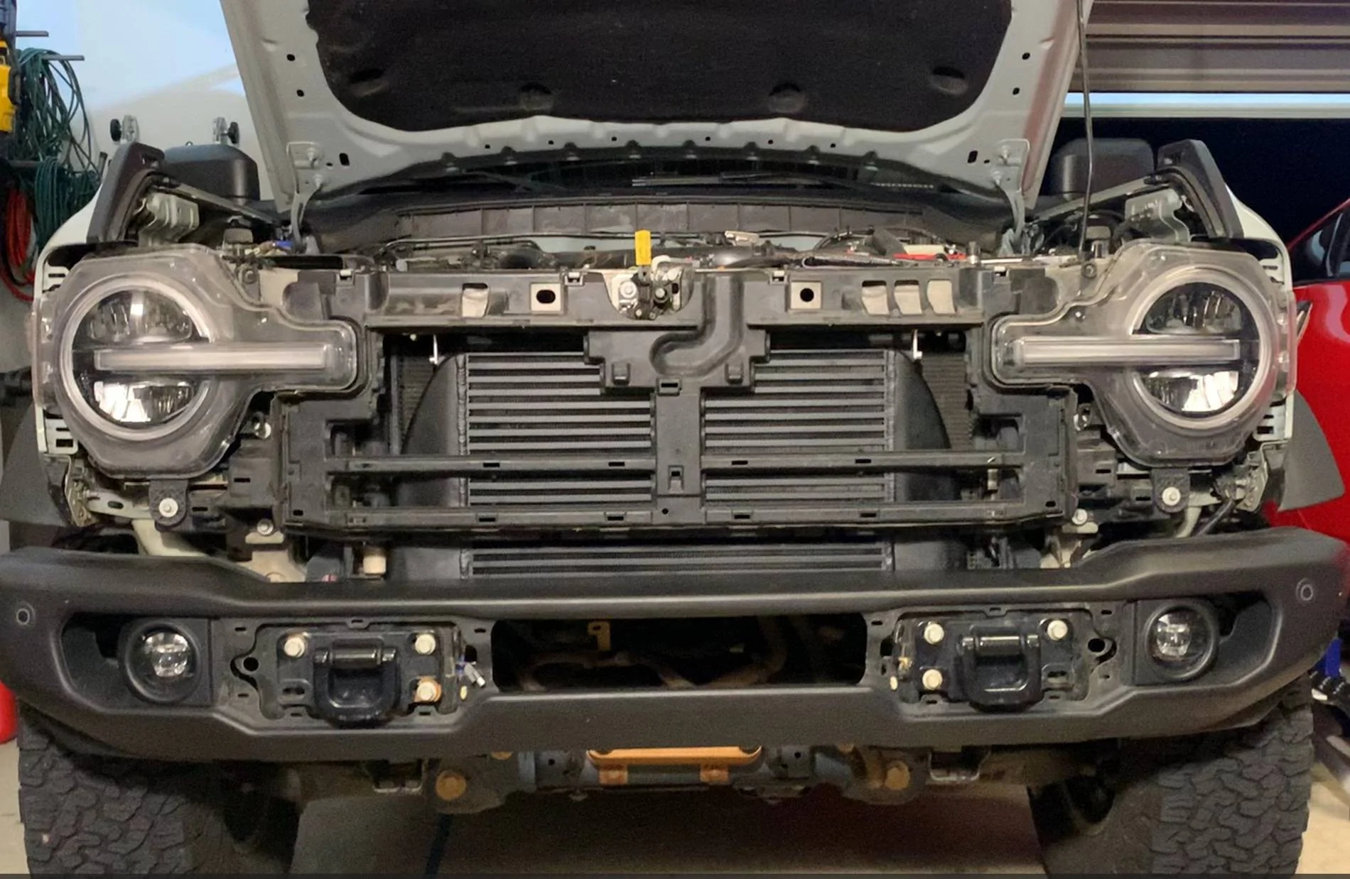 Ford Bronco Wagner High Mount Intercooler Install Write-Up Bronco front mid install. 
