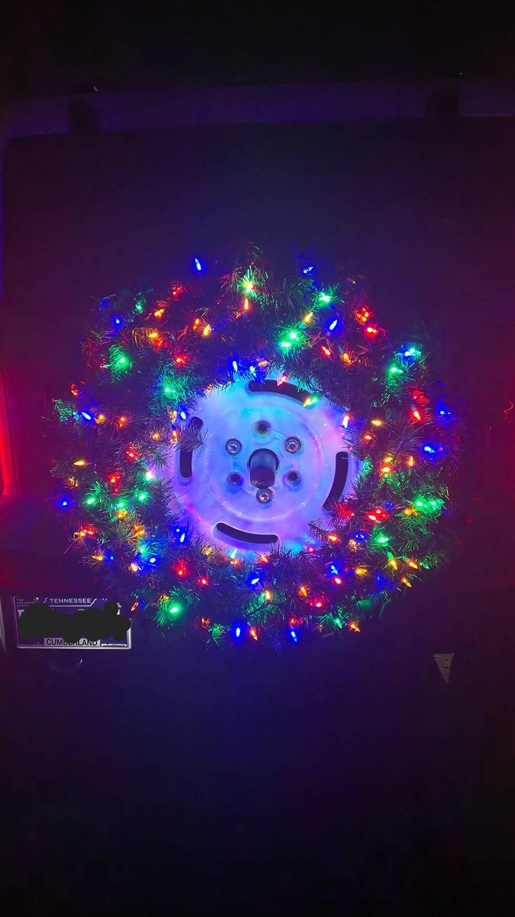 Ford Bronco Spare tire Christmas light setup tips? 1000008276