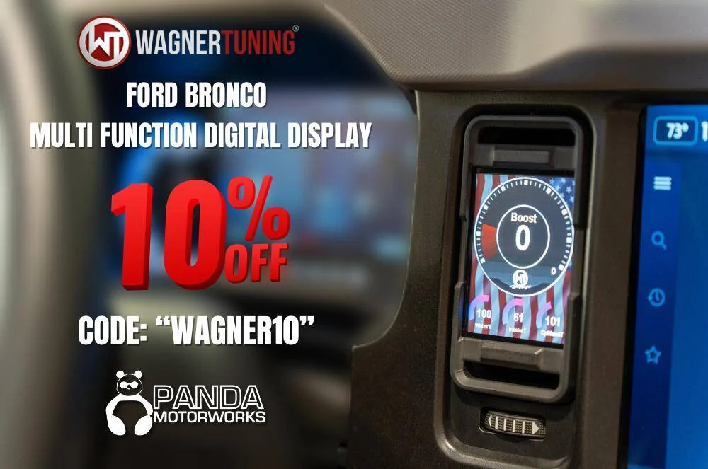 Ford Bronco Multi Function Digital Display by Wagner Tuning Wagner10 digital