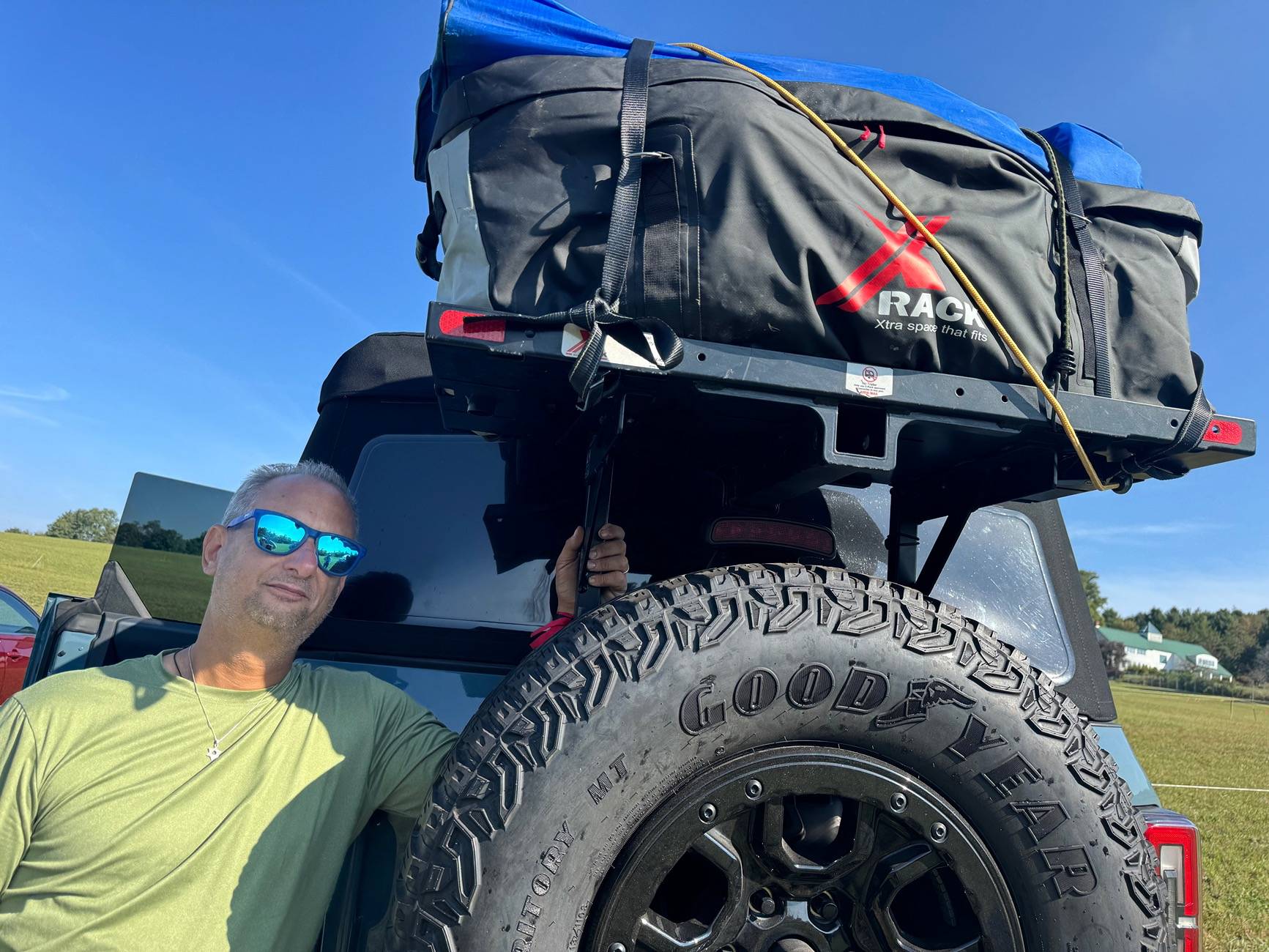 Ford Bronco X-Rack spare tire rack IMG_9823
