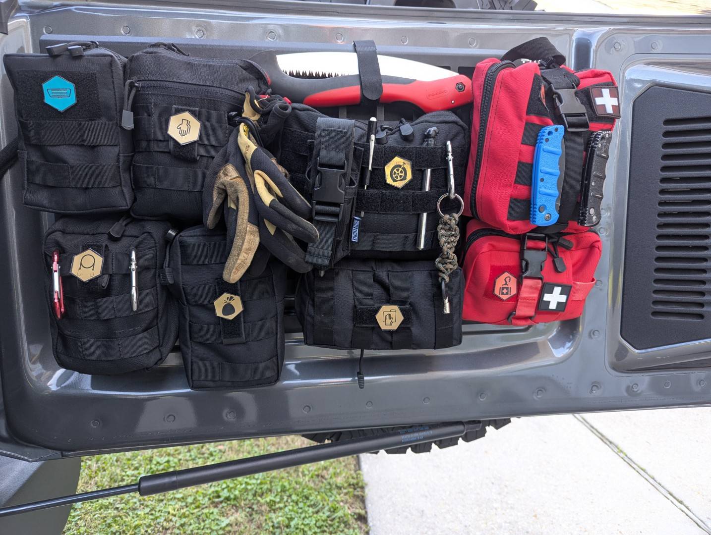 Ford Bronco Let's See your Molle Panel Setup and Storage Ideas 1 (Large)