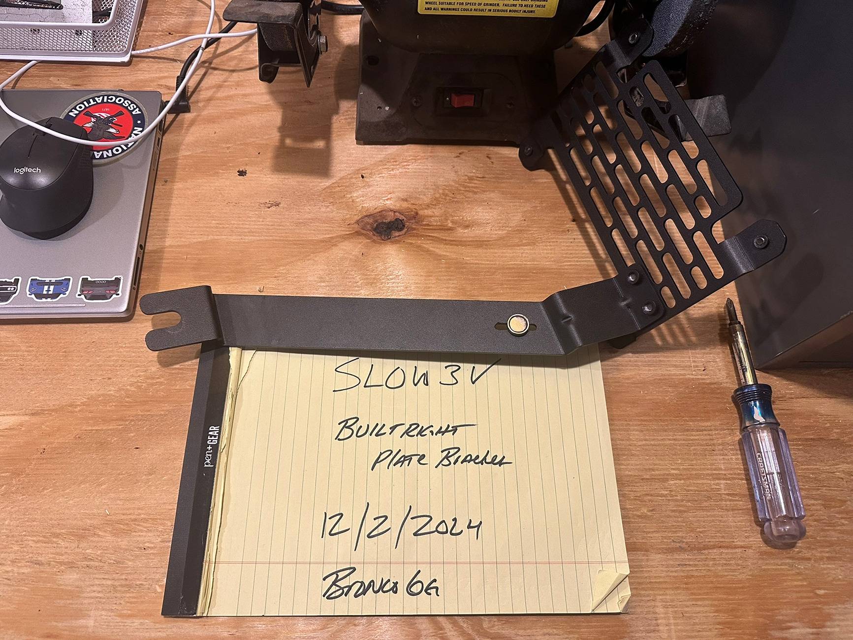 Ford Bronco BuiltRight Industries No-Drill Front Plate Bracket - Capable Bumper IMG_0627.JPEG