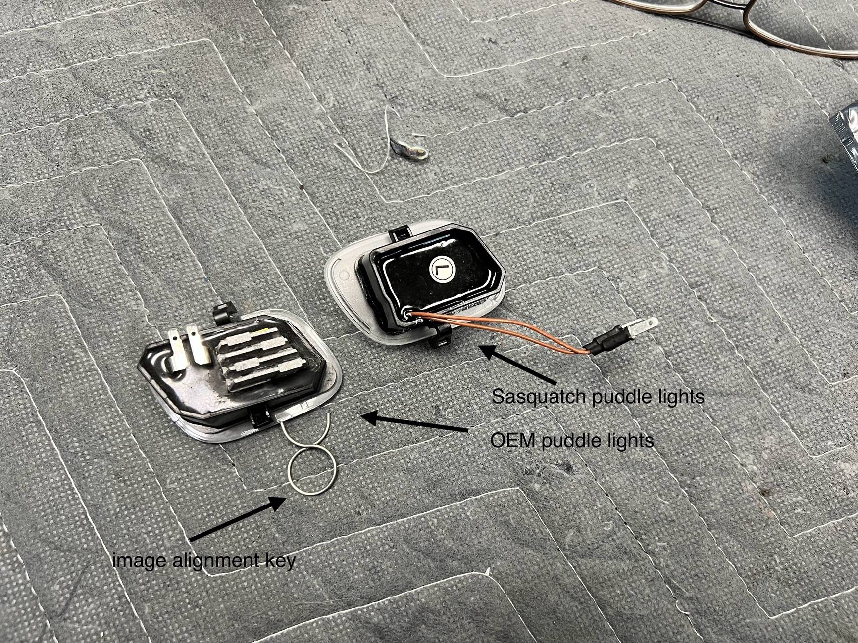 Ford Bronco Installed Sasquatch puddle lights from MVP IMG_3178