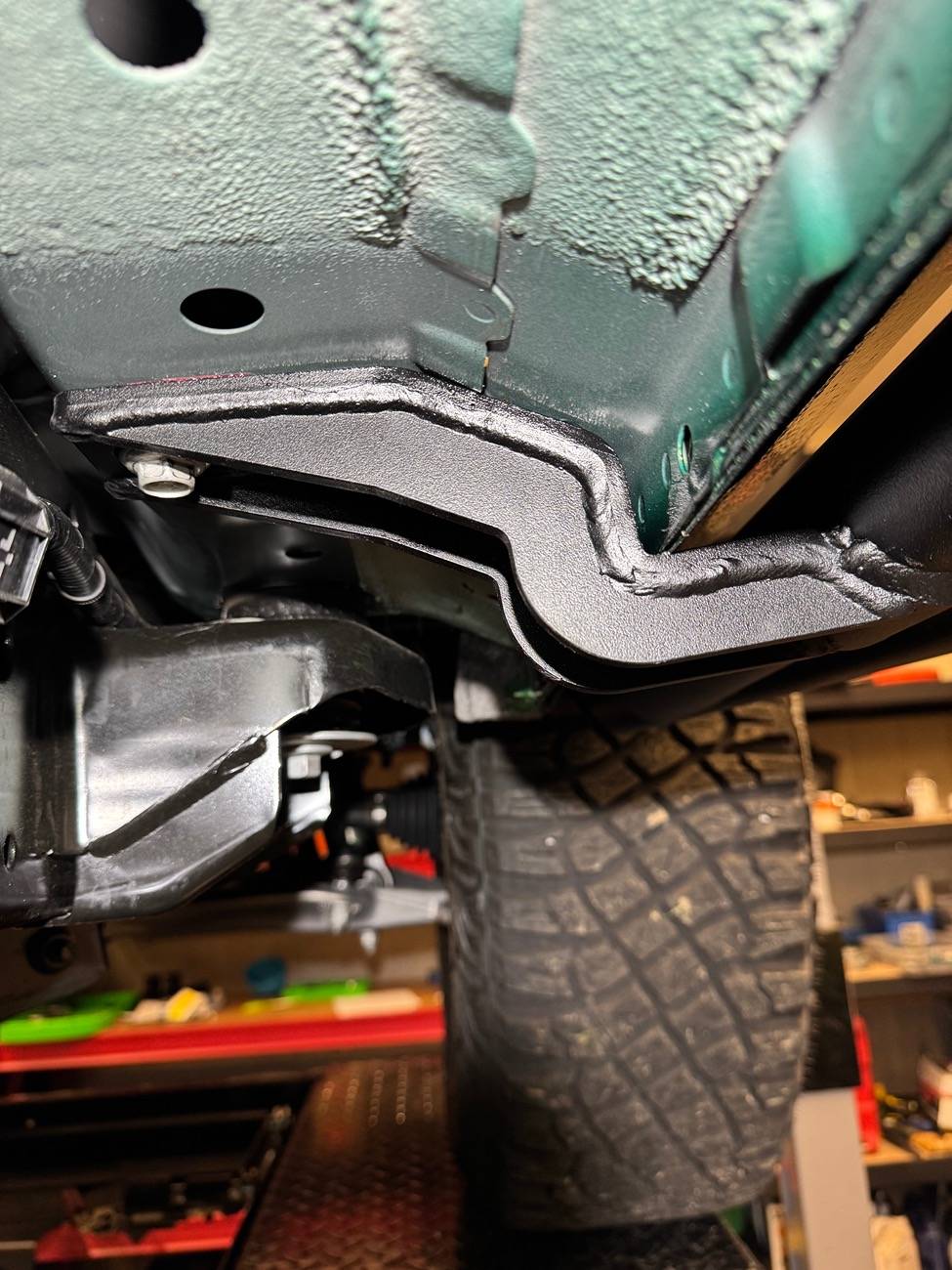 Ford Bronco GOAT Fab sliders installed IMG_1411