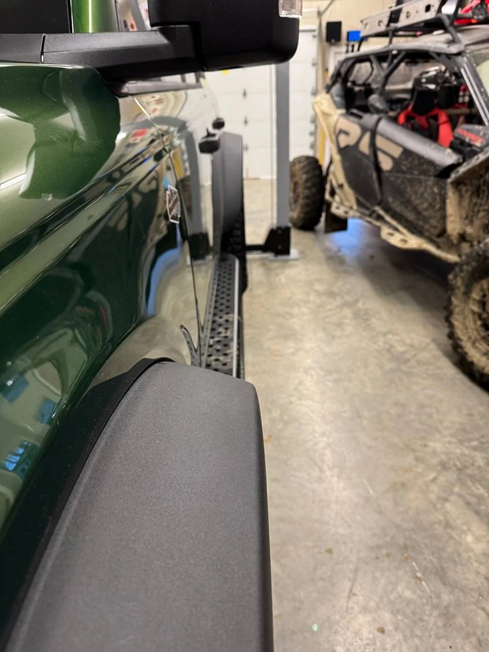 Ford Bronco GOAT Fab sliders installed IMG_1404
