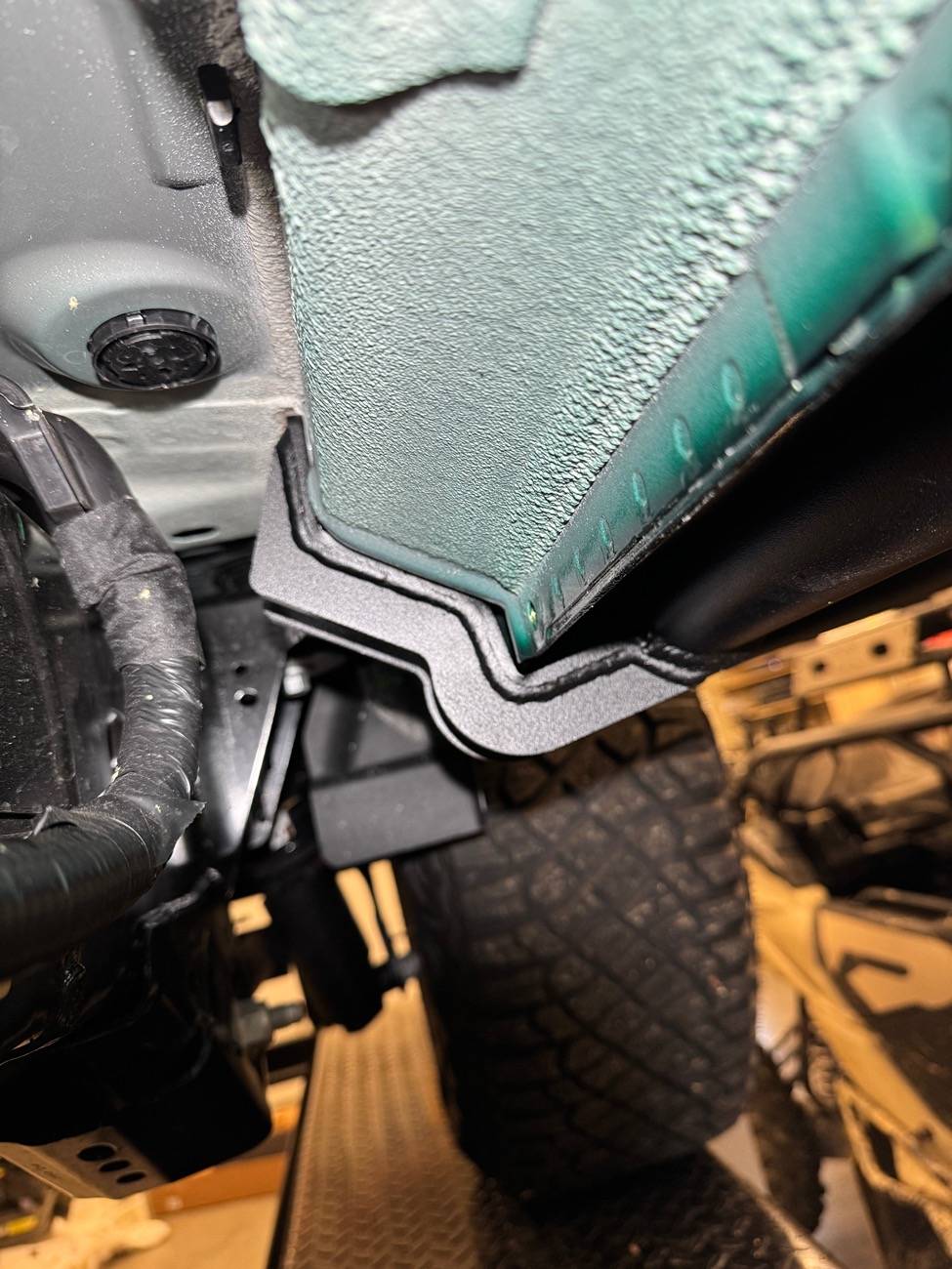 Ford Bronco GOAT Fab sliders installed IMG_1408