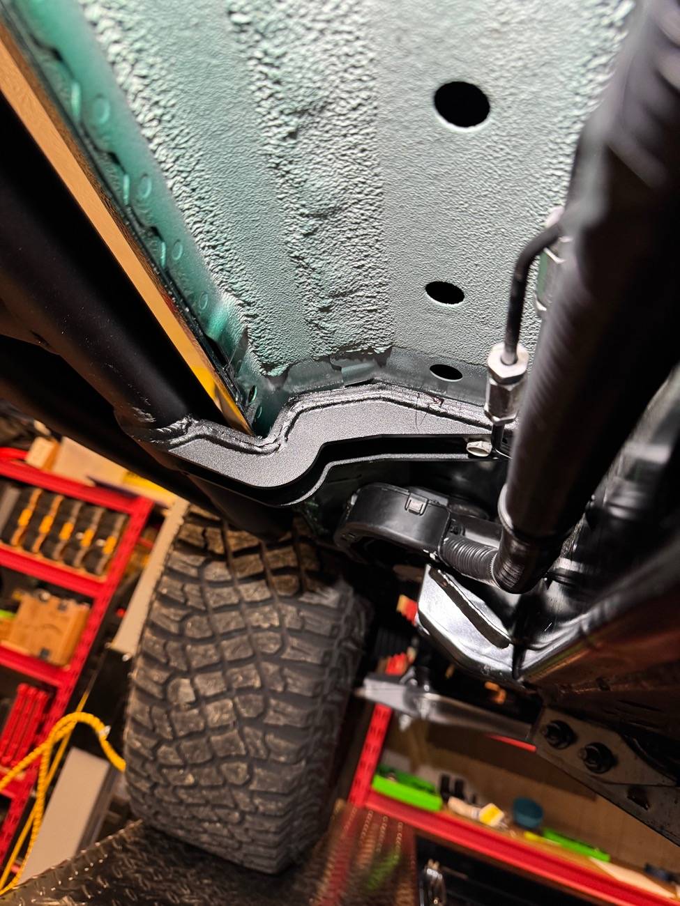 Ford Bronco GOAT Fab sliders installed IMG_1406