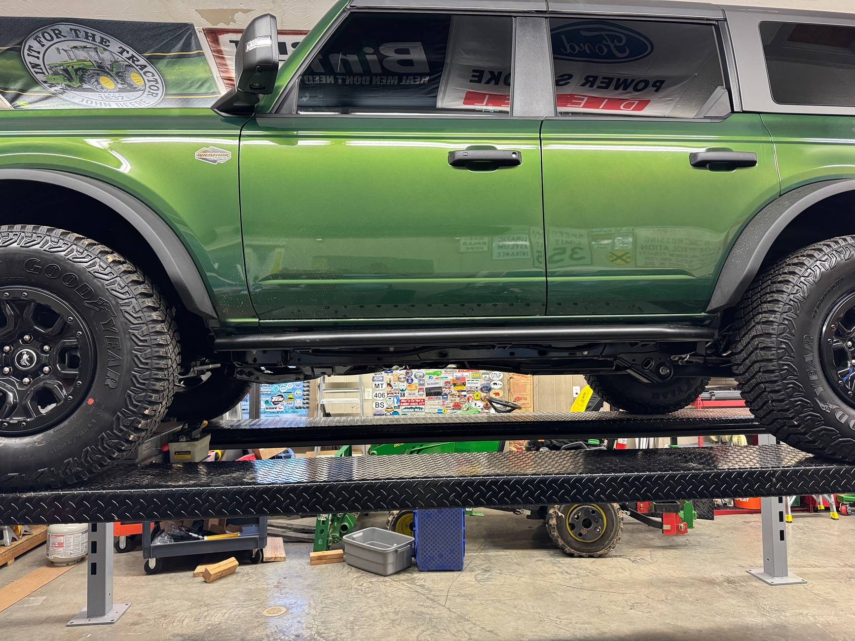 Ford Bronco GOAT Fab sliders installed IMG_1402