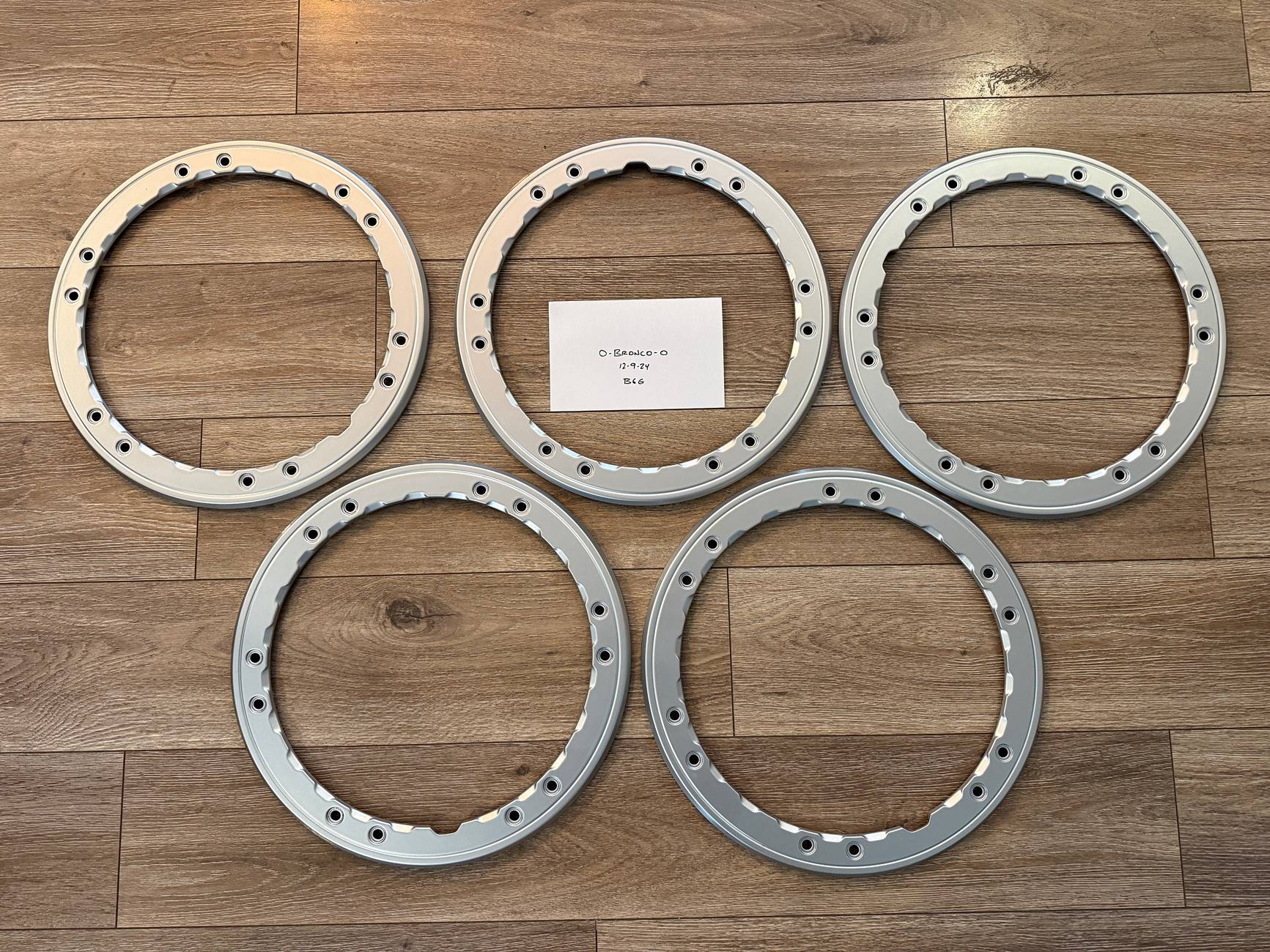 Ford Bronco 5 Silver Beauty Rings IMG_0573