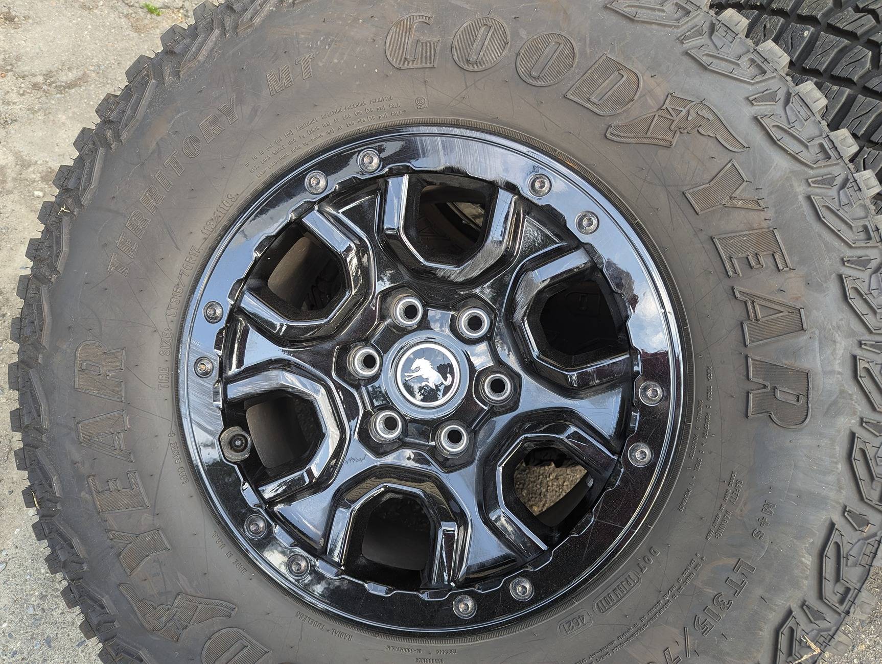 Ford Bronco SAS Tires and Wheels, TPMS, $800 PXL_20240726_001741418