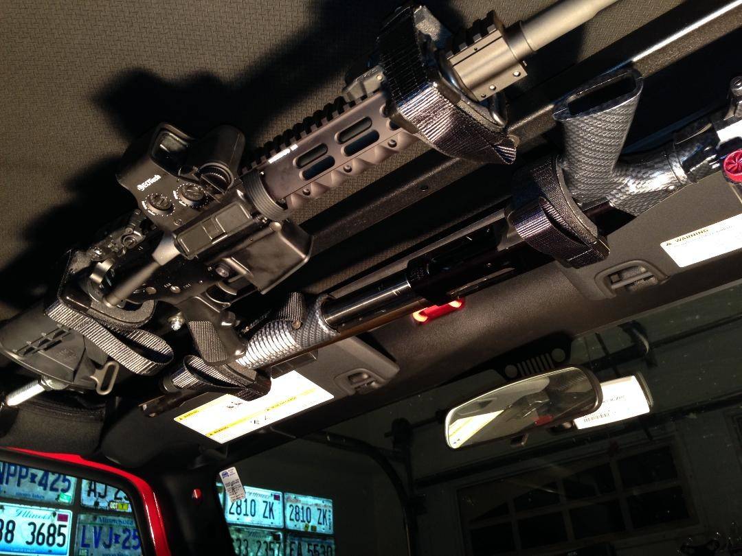 Ford Bronco Gun Mount/Safe Installed uio