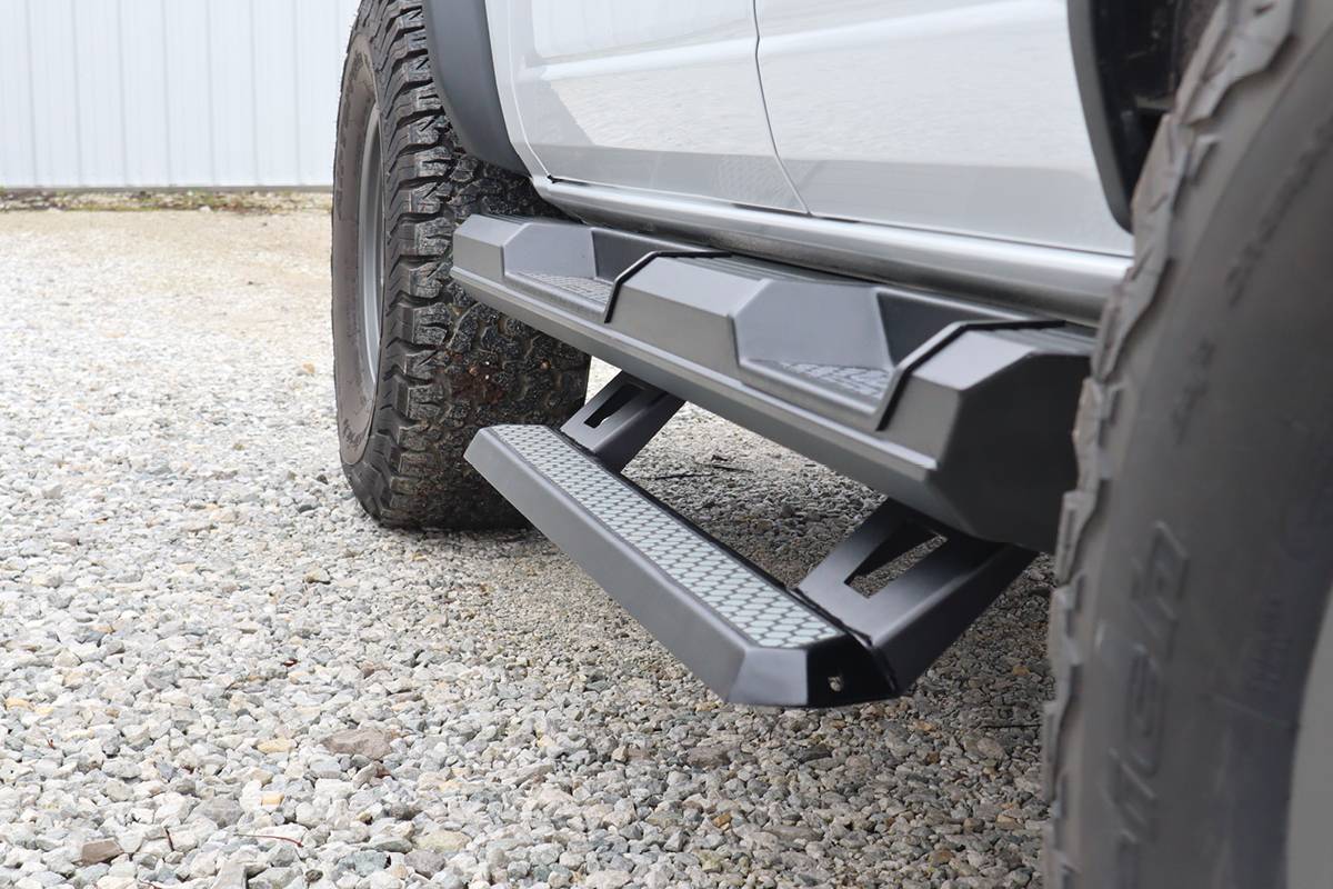 Ford Bronco Do you have any fun winter projects for your machine? Bronco Armor Lite RS w long steps-4