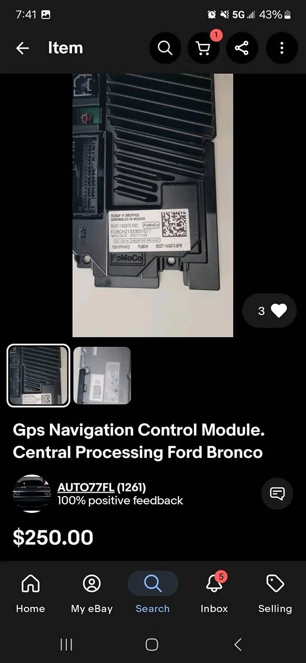 Ford Bronco 8" to 12" display swap? 1000013644