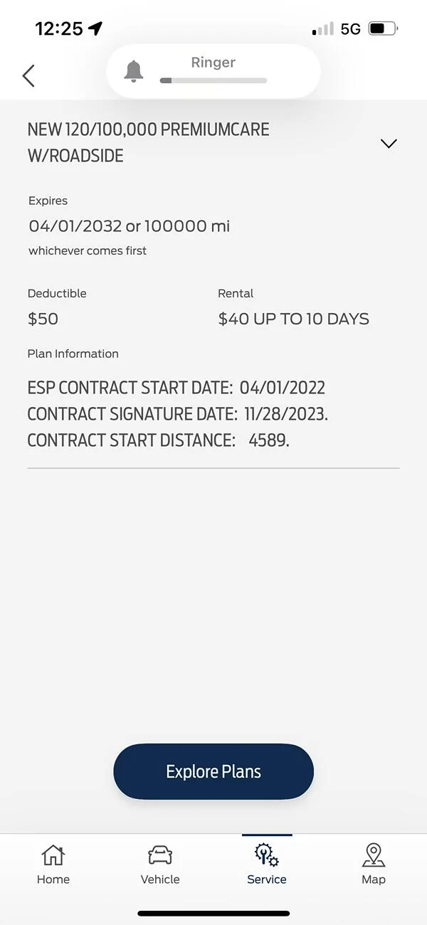 Ford Bronco Service History input is back in FordPass App!!! IMG_9001