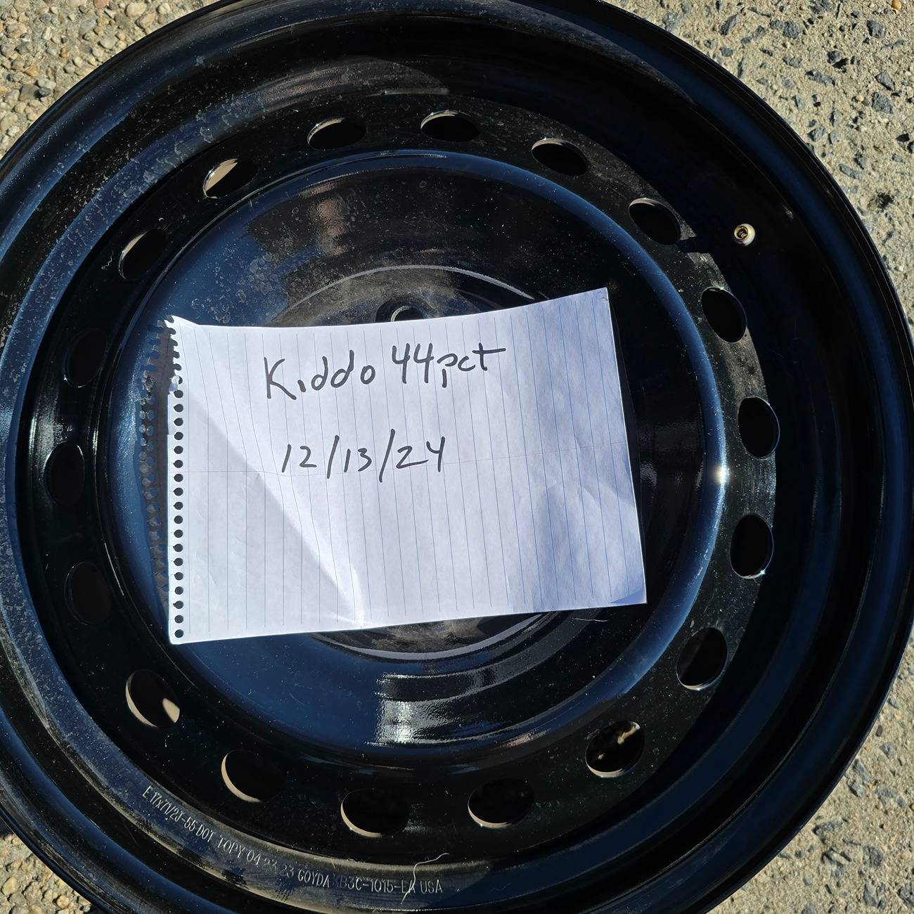 Ford Bronco ..BD black steel wheels..SOLD 20241213_115324