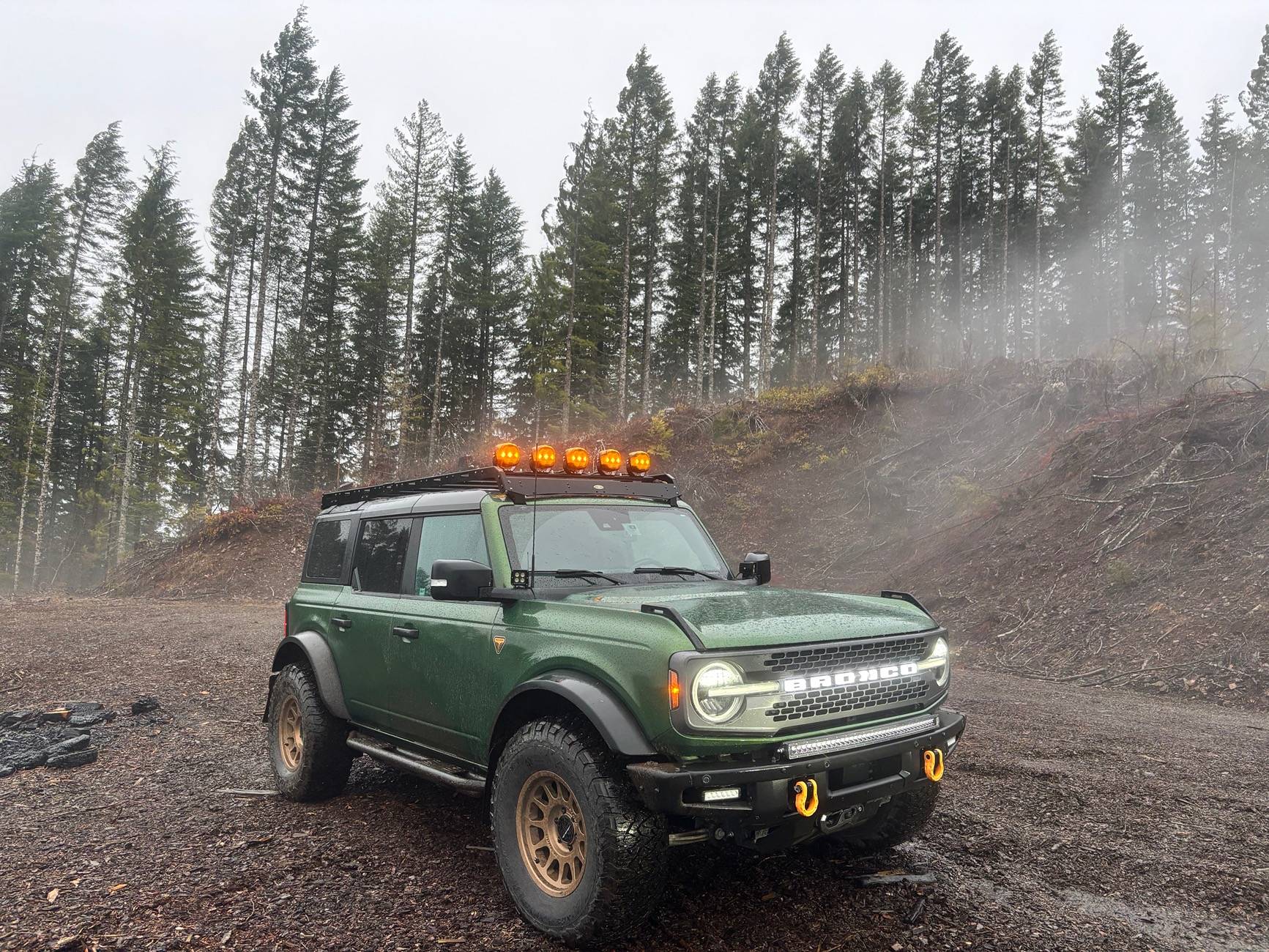 Ford Bronco Into the clouds above Idiot Creek IMG_3754