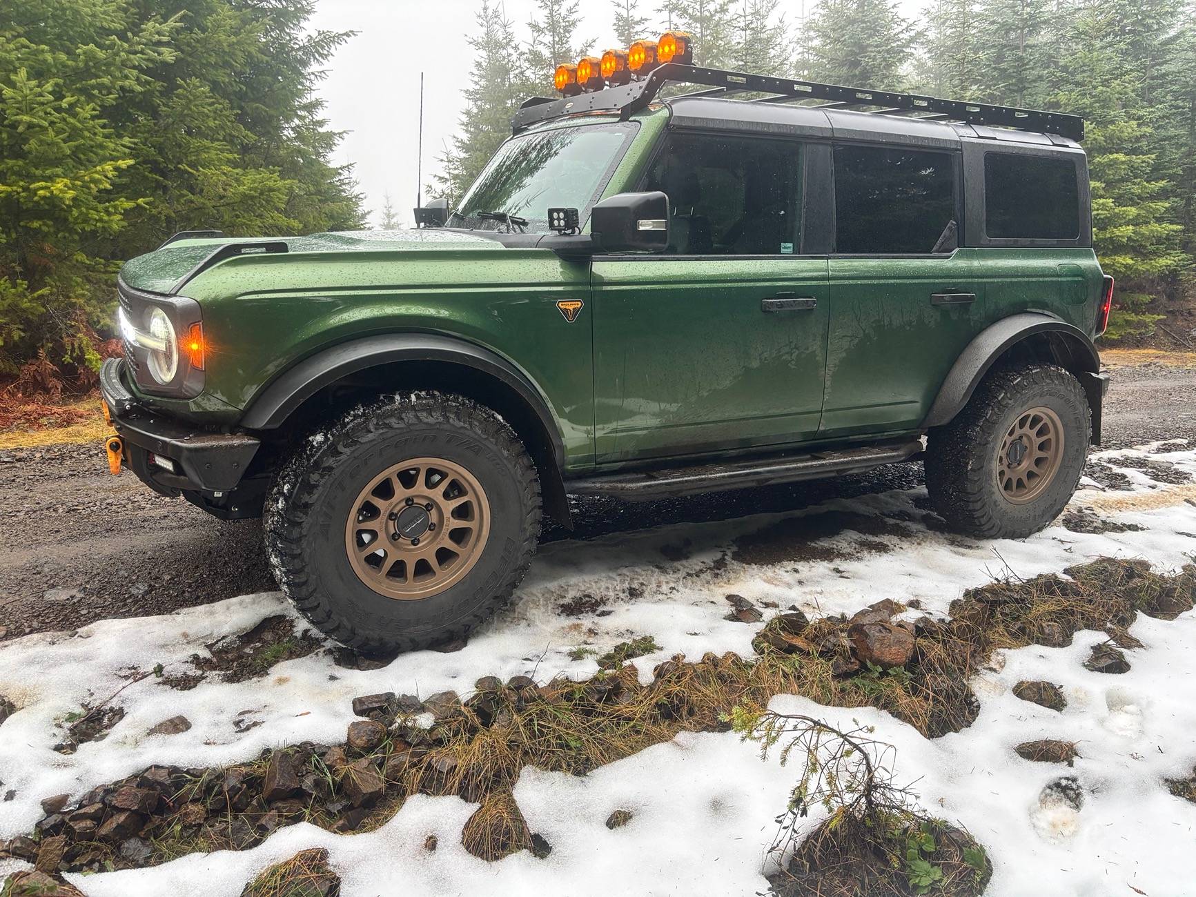 Ford Bronco Into the clouds above Idiot Creek IMG_3751