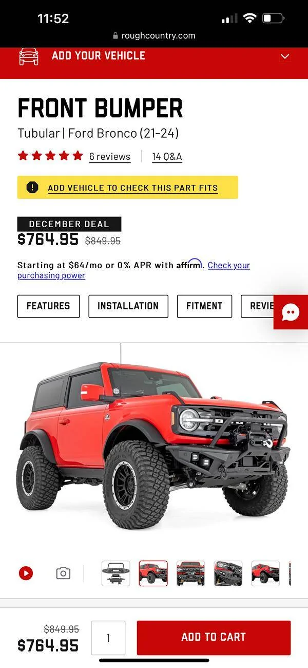 Ford Bronco Rough Country modular front bumper 1734285268353-j1