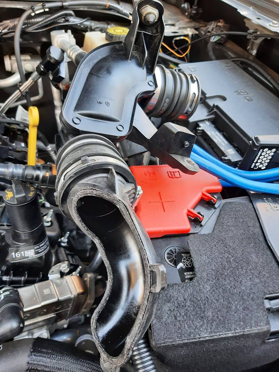 Ford Bronco Broke Drivers Turbo Inlet. Turbo1