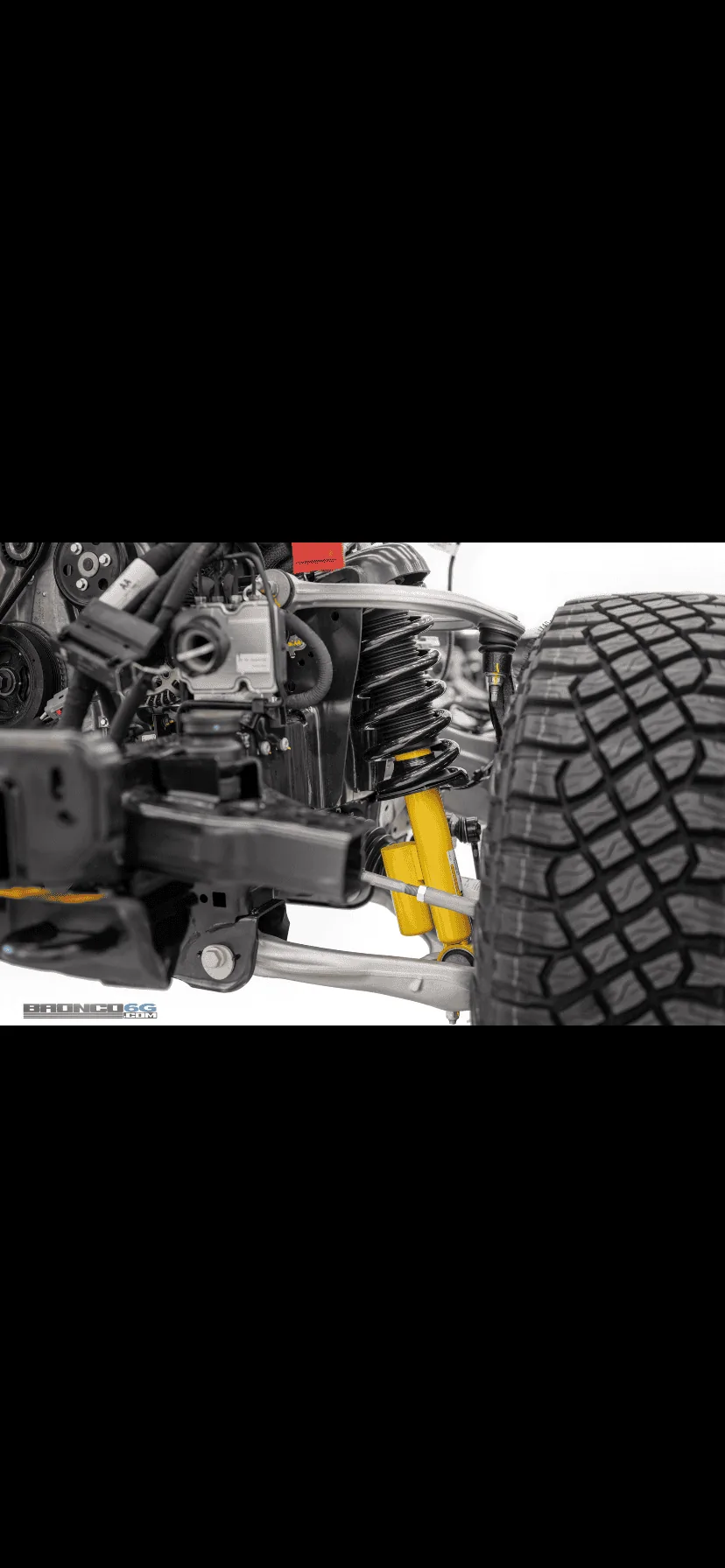 Ford Bronco 12/13 UPDATE - Updated control arms not just for Sasquatch 33s fitting OBX - 33.2x11.2 (275/70r18) close to max size after Ranger testing 7F5D81A5-8878-42F4-BB7A-AAF40B3CDF91