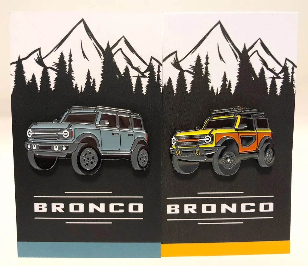 Bronco Enamel Pin (7-2-21: New Colors!) | Page 3 | Bronco6G - 2021 ...
