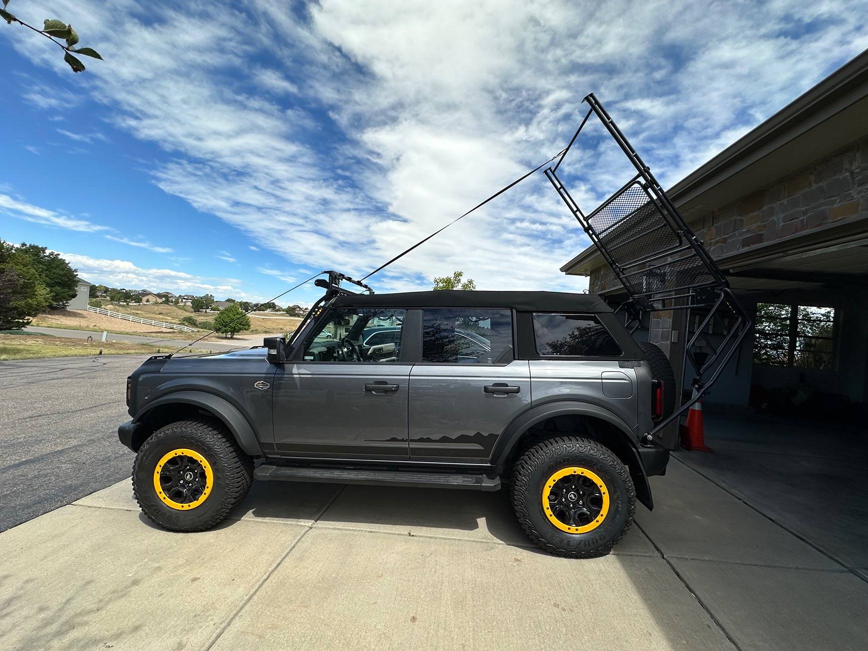 Ford Bronco Roof rack for SOFT top bronco IMG_4177