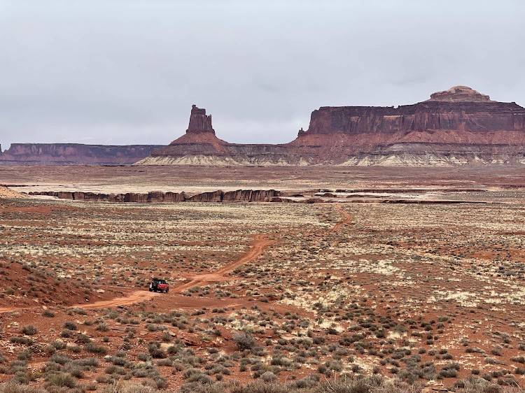 Ford Bronco POV: The View That Makes Every Step Worth It lonely departure from Hogback, White Rim