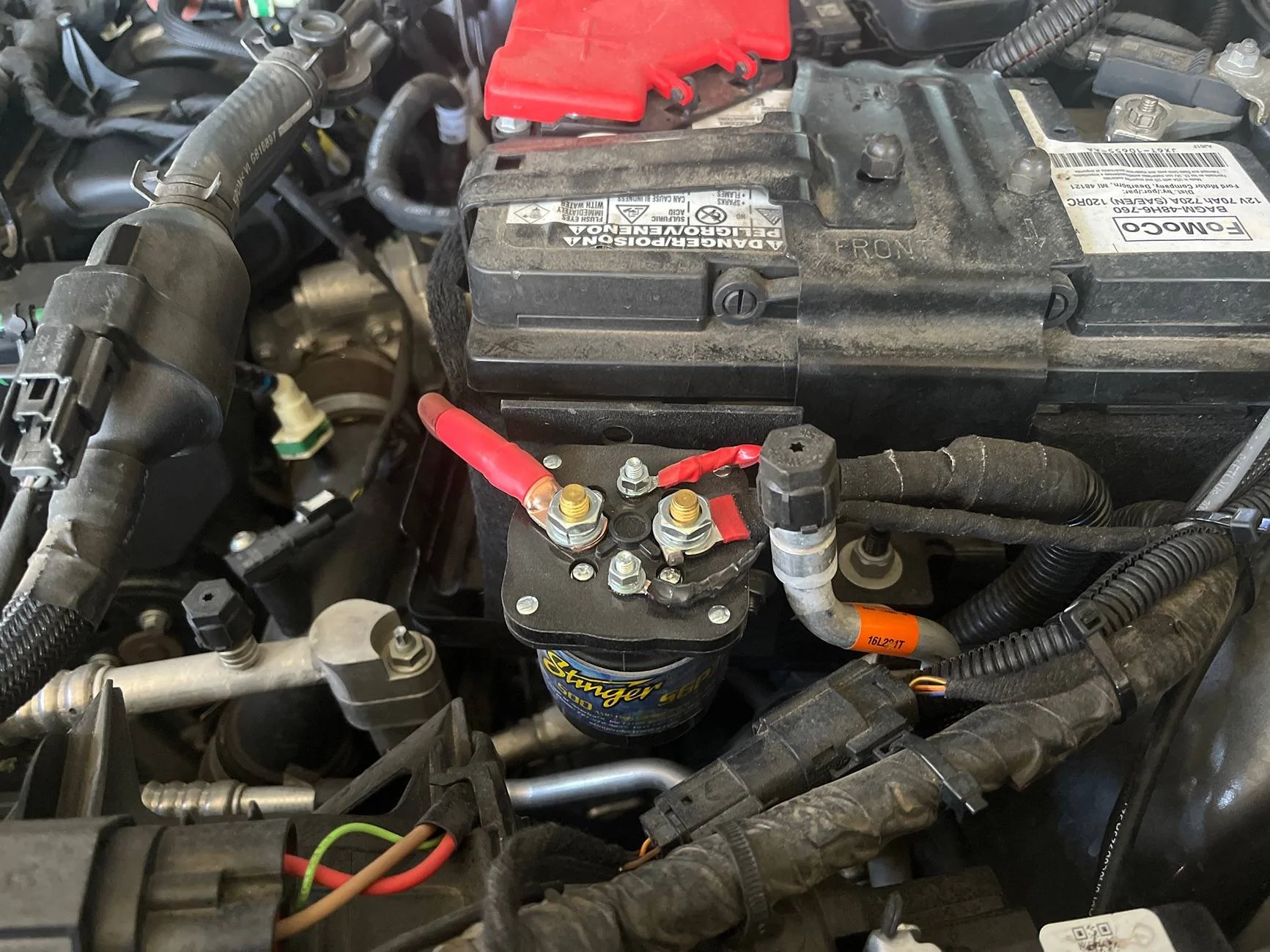 Ford Bronco Help with wiring in quick connectors to run portable compressor imag