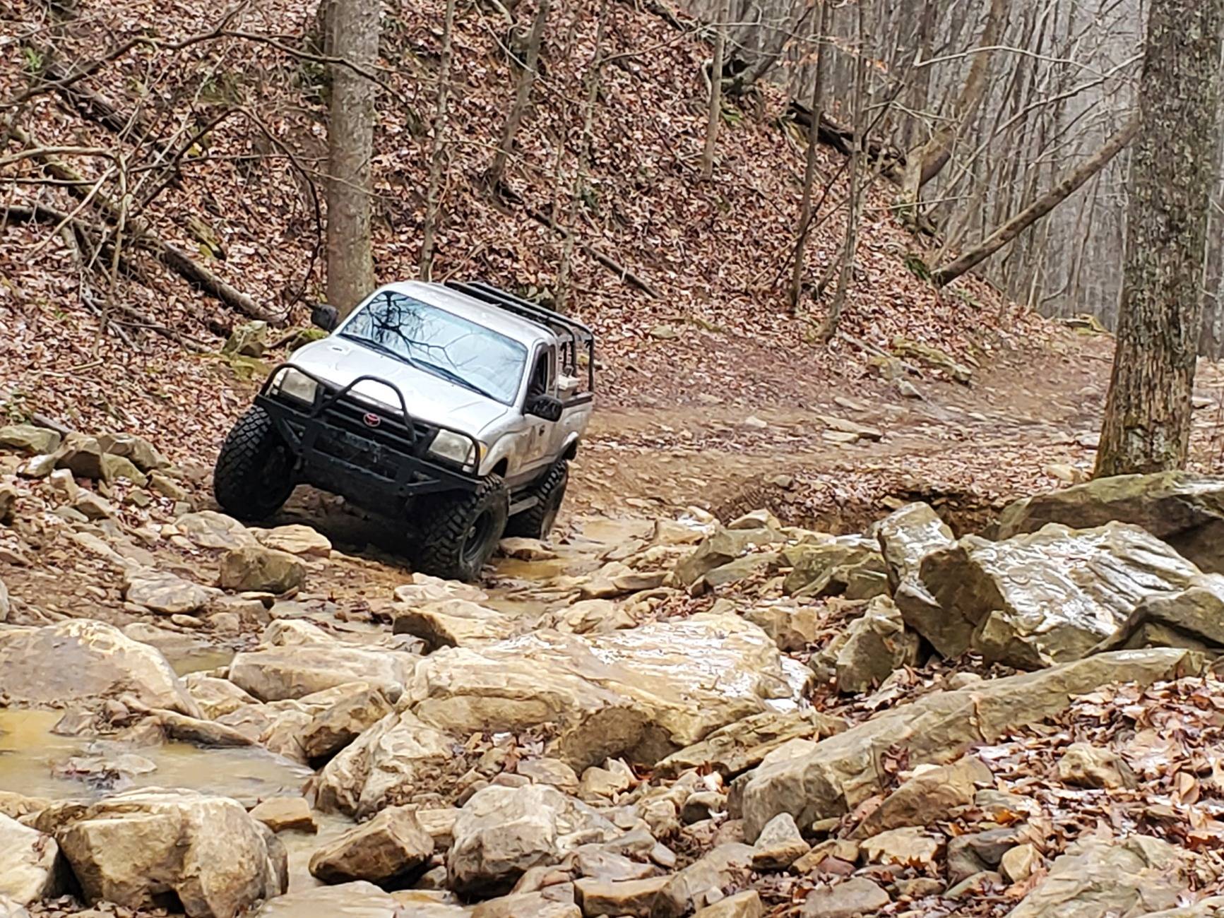Ford Bronco Yule tide 2024 Windrock run 20241221_100432