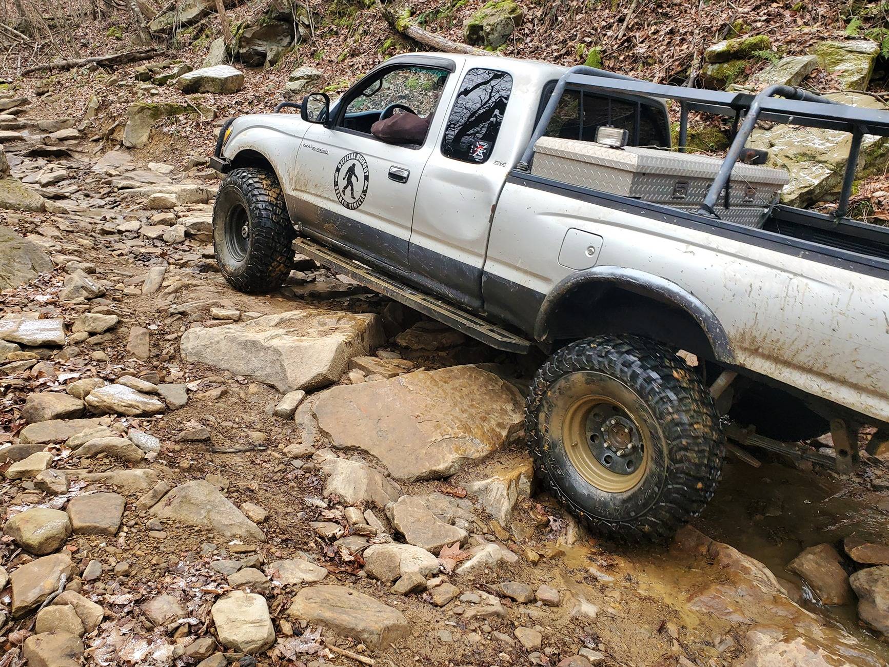 Ford Bronco Yule tide 2024 Windrock run 20241221_100546