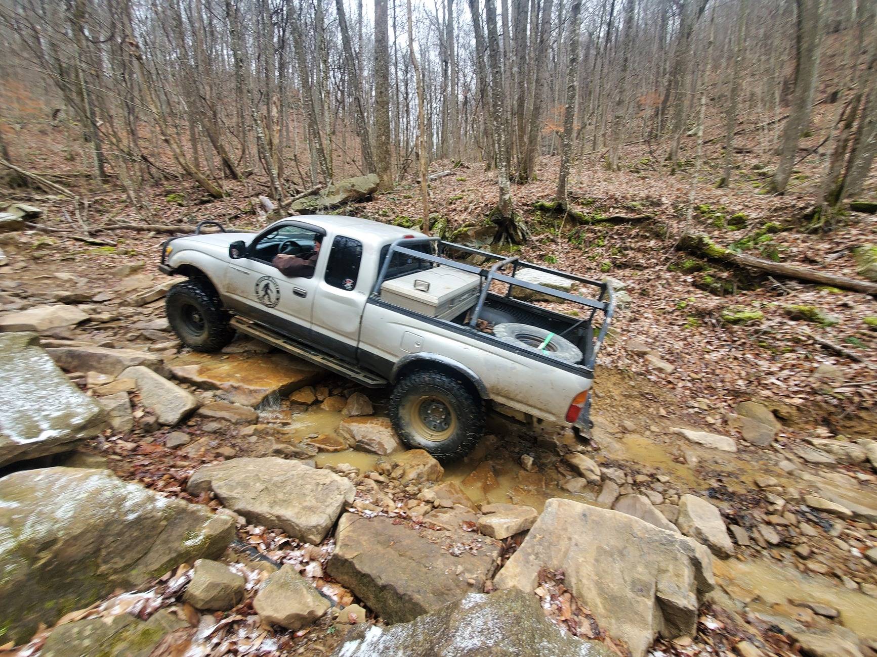 Ford Bronco Yule tide 2024 Windrock run 20241221_100637