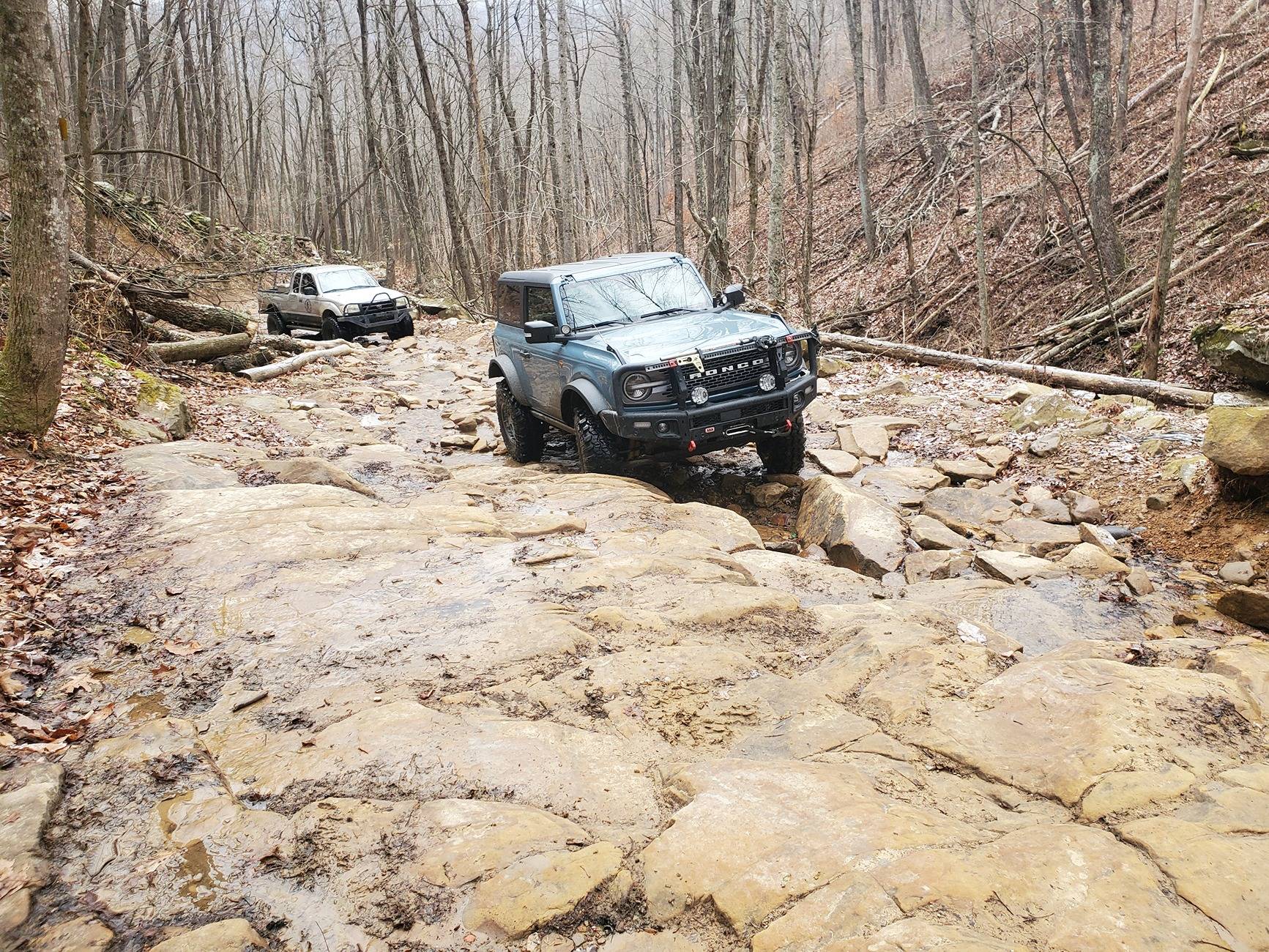Ford Bronco Yule tide 2024 Windrock run 20241221_102558