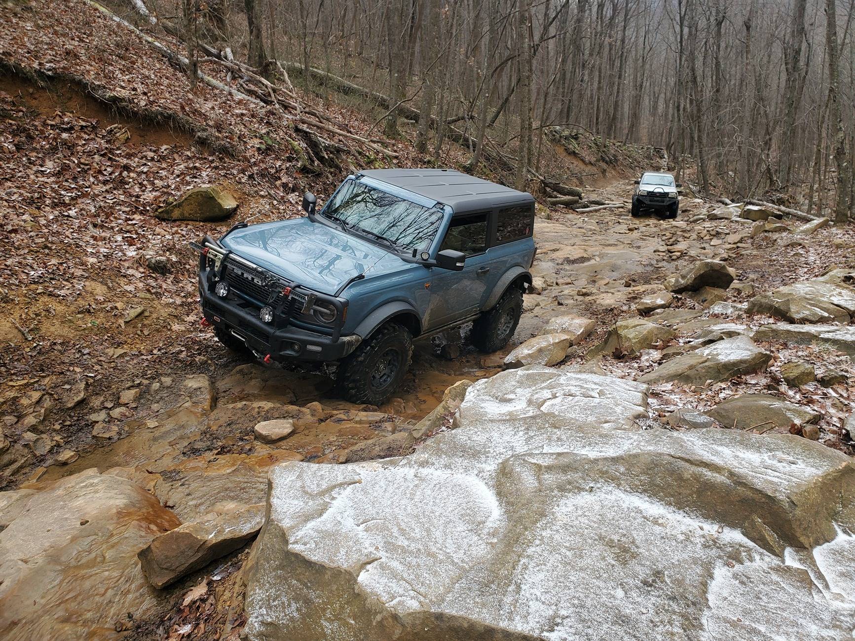 Ford Bronco Yule tide 2024 Windrock run 20241221_102748