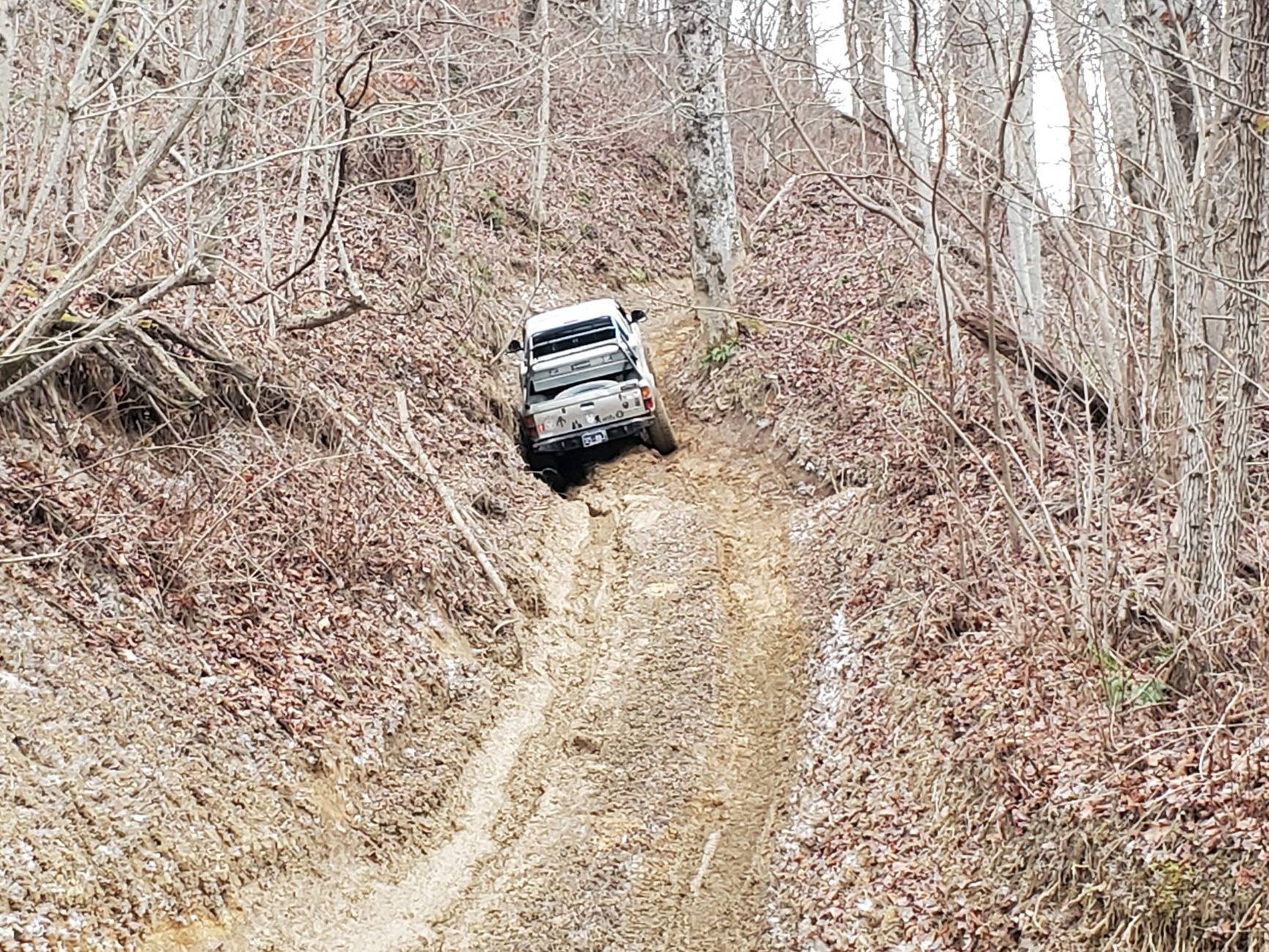 Ford Bronco Yule tide 2024 Windrock run 20241221_155153