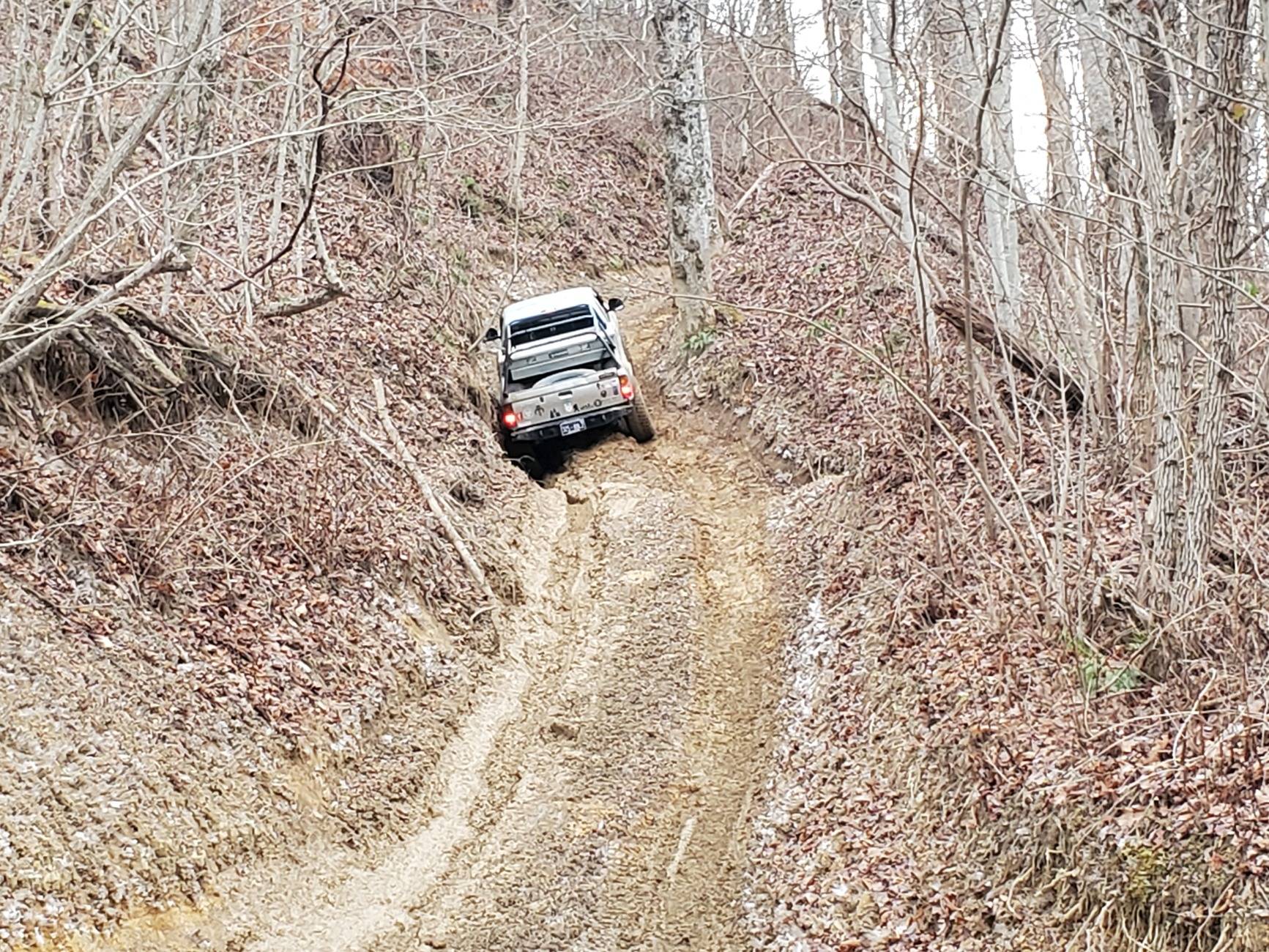 Ford Bronco Yule tide 2024 Windrock run 20241221_155156