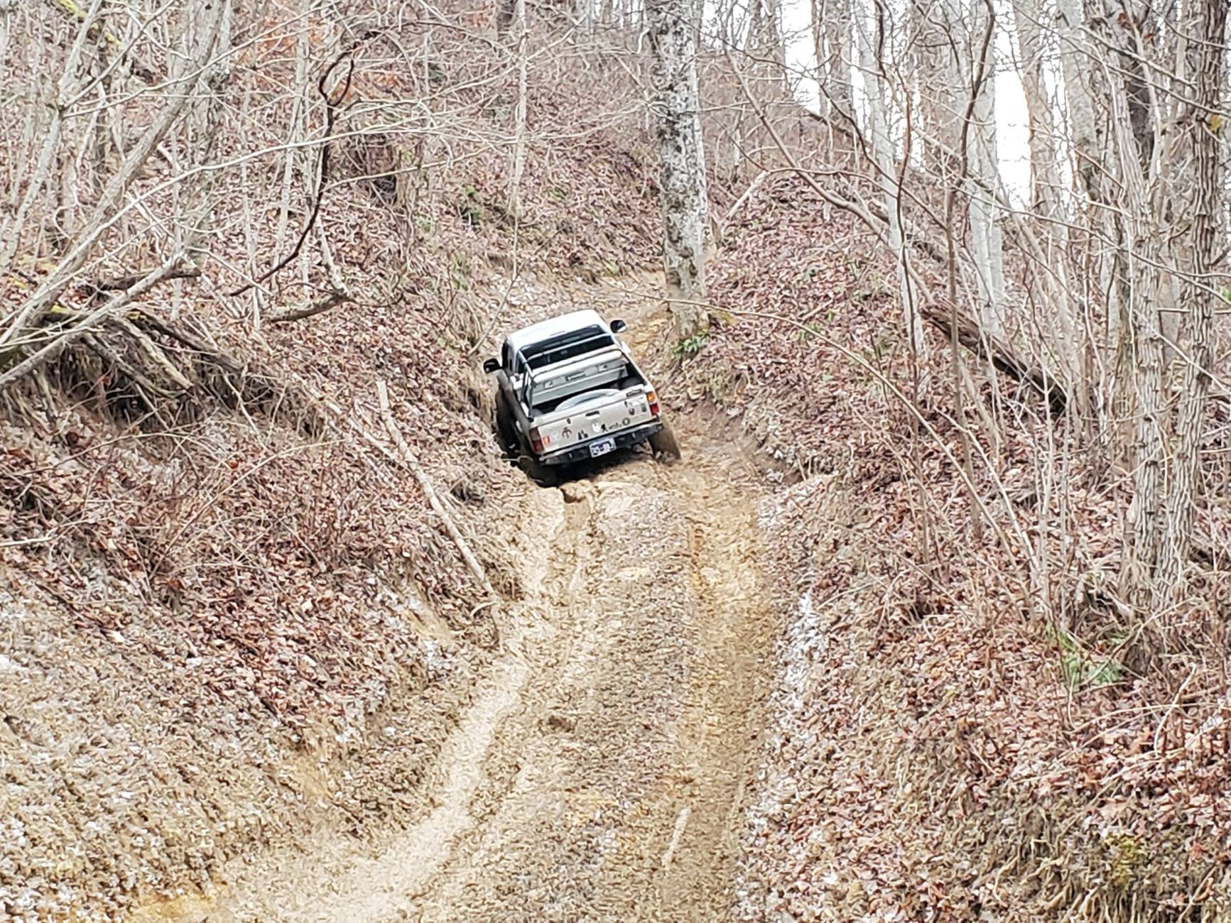 Ford Bronco Yule tide 2024 Windrock run 20241221_155150