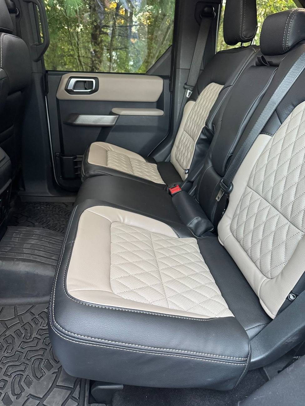 Ford Bronco Katzkin seat install - Wildtrak interior IMG_0267
