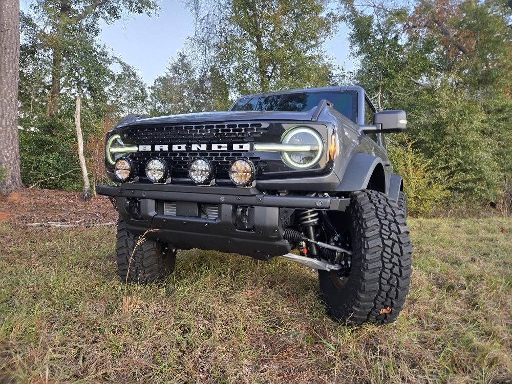 Ford Bronco Rigid Industries 360s mounted on Modular Bumper 20241221_164122_resized