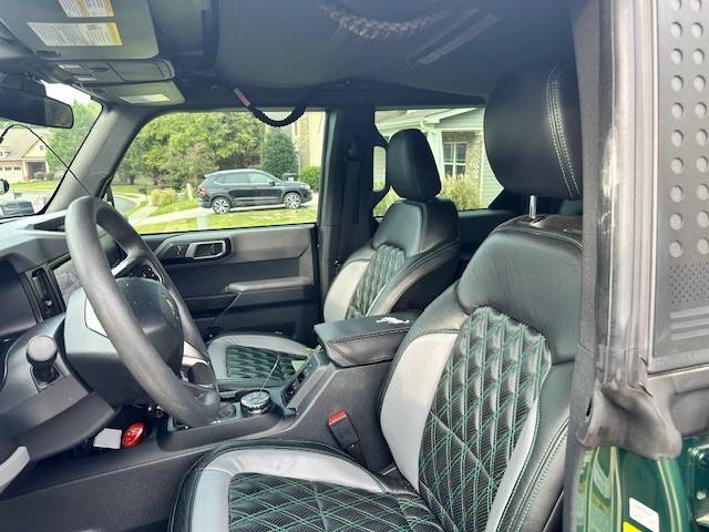 Ford Bronco Katzkin seat install - Wildtrak interior seats