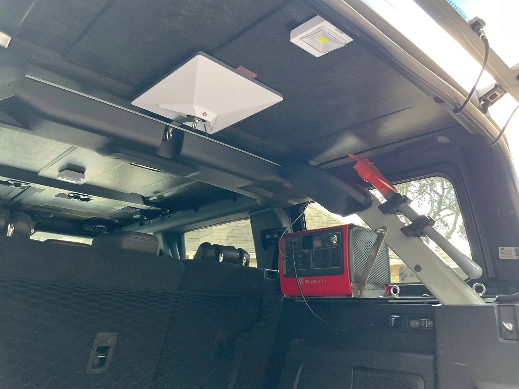 Ford Bronco Starlink Mini installed for remote camping IMG_0304