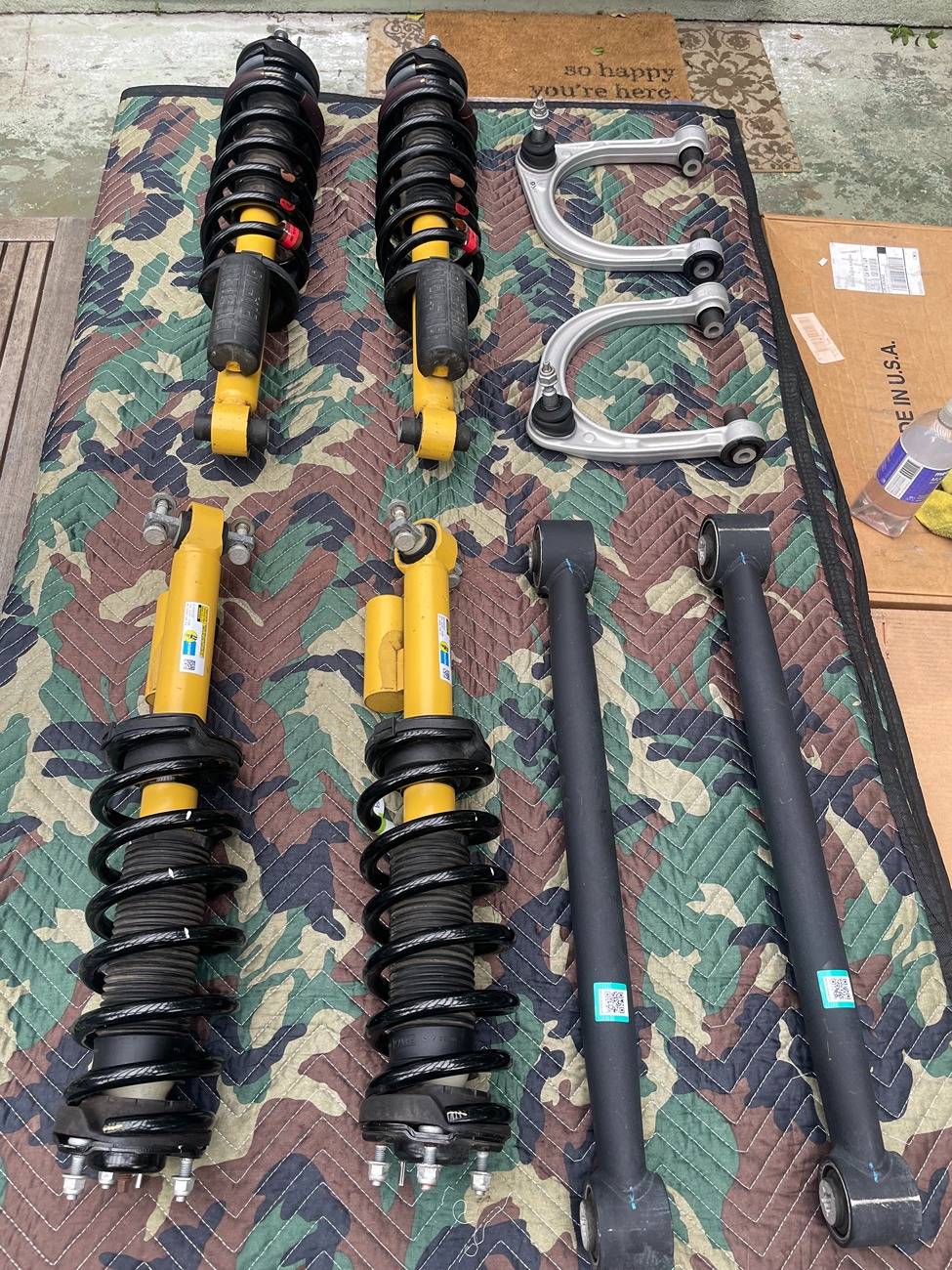 Ford Bronco Bilstein shocks off 2022 SAS SAS : UCAs : Trail arms