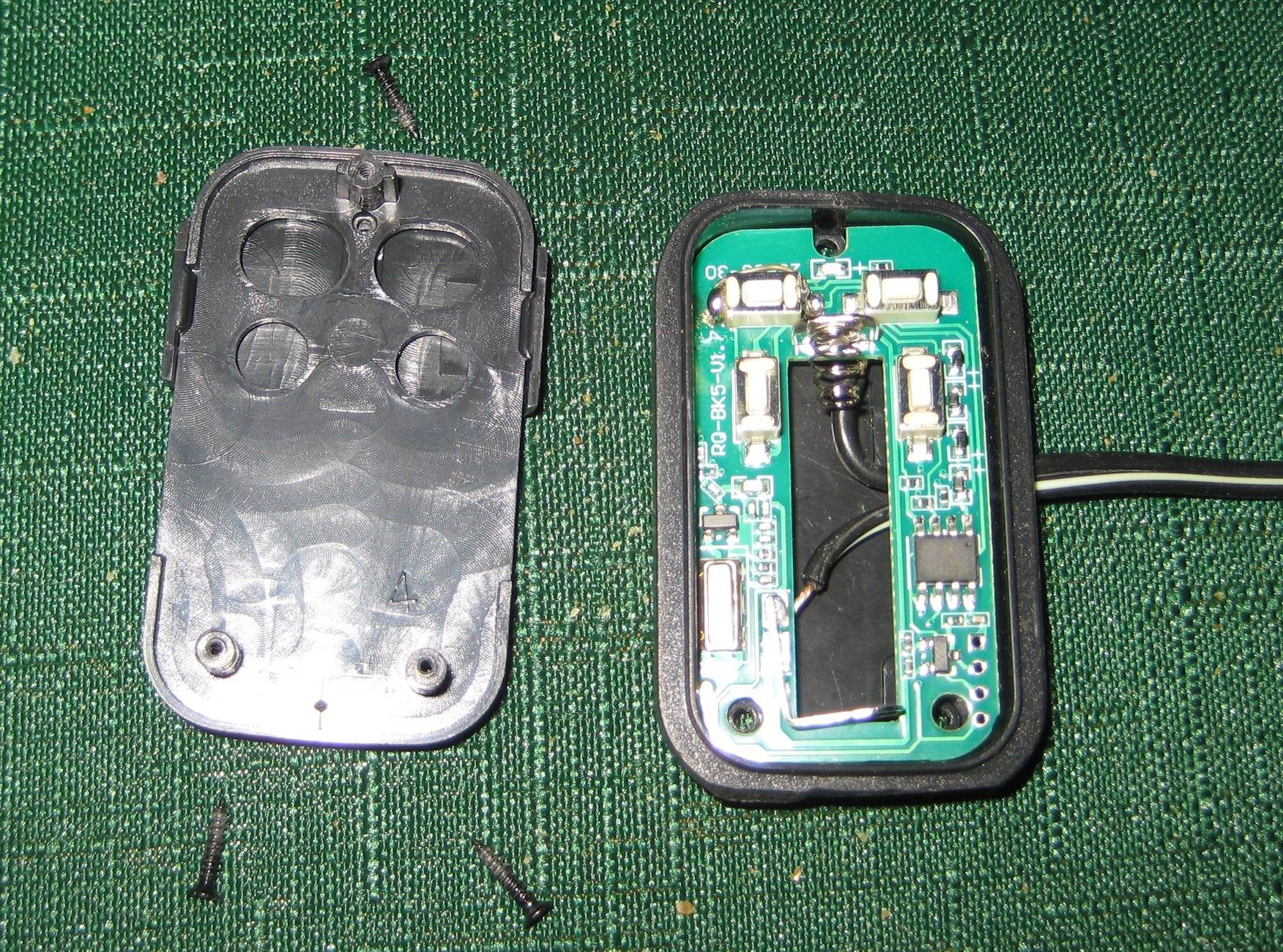 Ford Bronco Garage door opener in grille using Aux switch - DIY 3.JPG