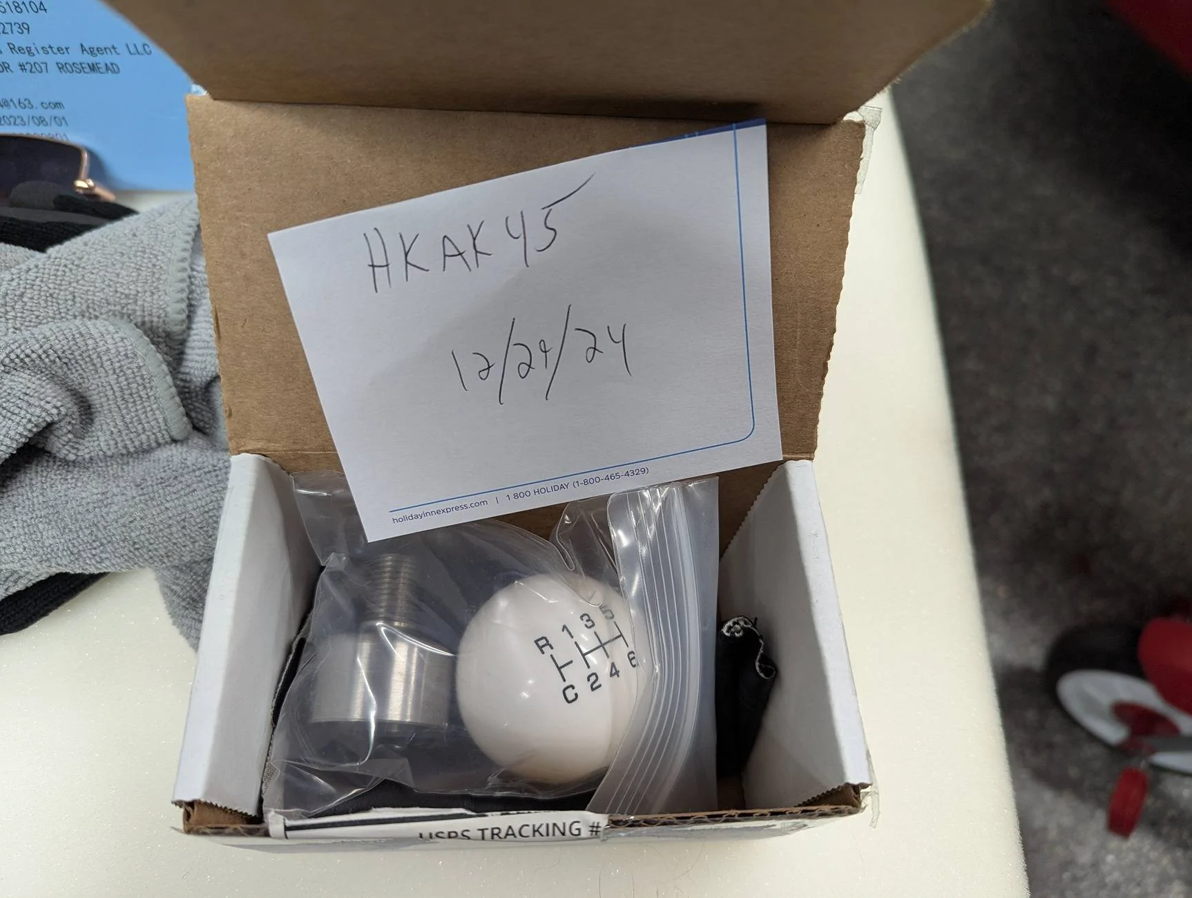 Ford Bronco 2021+ Twisted Shifterz white shift knob 1000005571