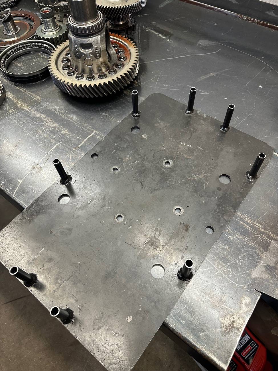 Ford Bronco PPE Transmision Pan installed IMG_5924