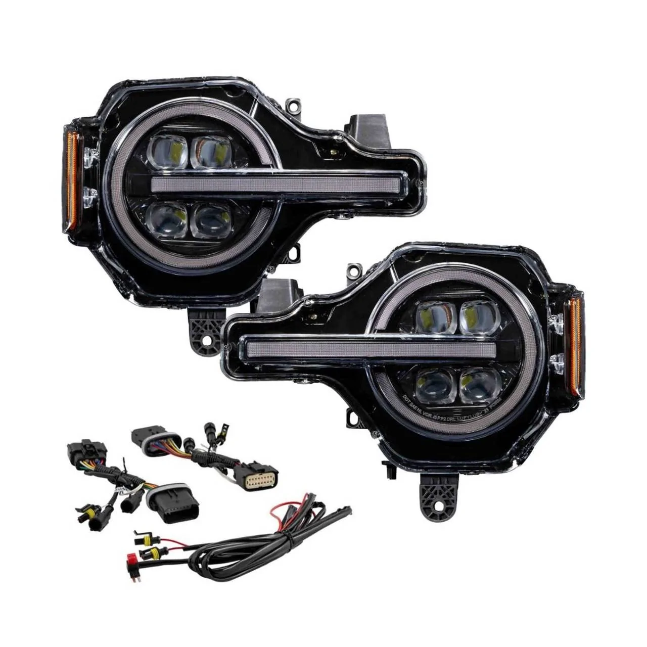 Ford Bronco Swap out halogen headlights for LED image__01283