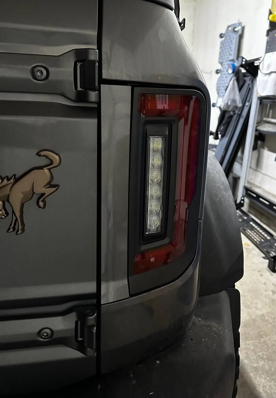 Ford Bronco Signature LED Tail Lights to Oracle Flush Mount LED w/ amber turn signal - Full Write-up IMG_7873