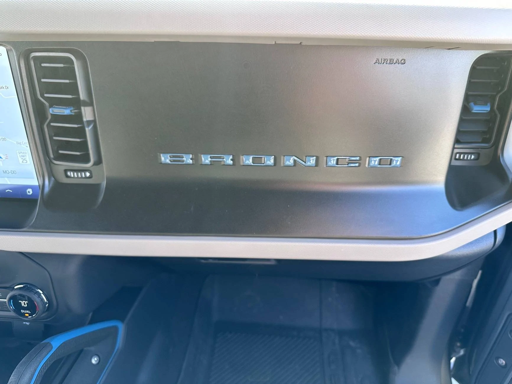 Ford Bronco Wildtrak Interior Blue Accent Color Question IMG_3309