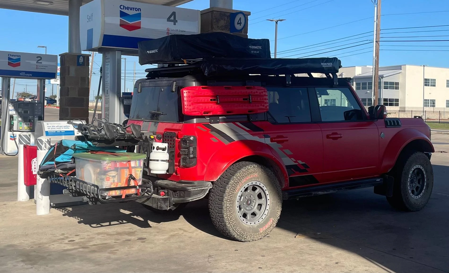 Ford Bronco Back sagging under weight also lifting top IMG_2843