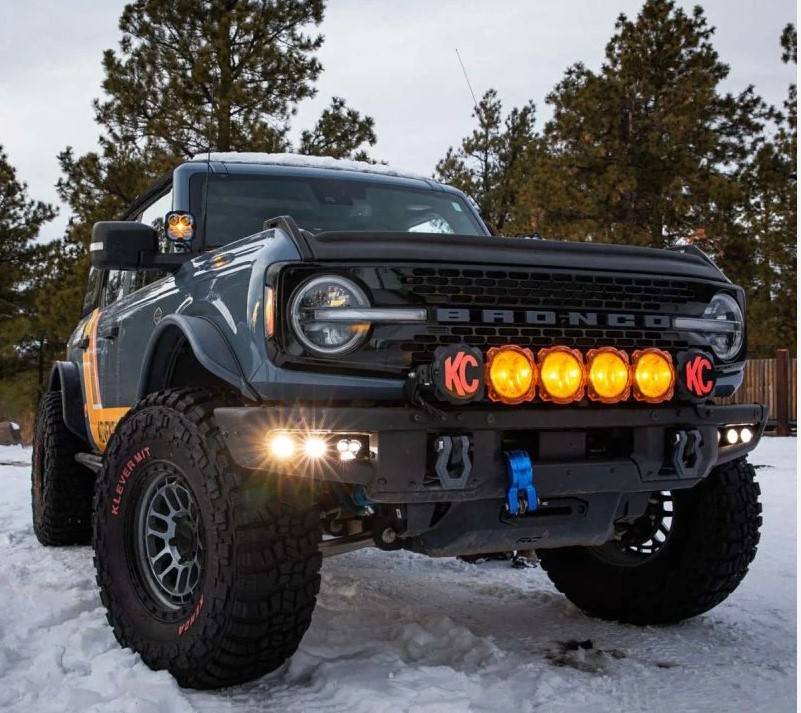 Ford Bronco Has anyone used KC Gravity Titans for ditch lights? bronco-kc