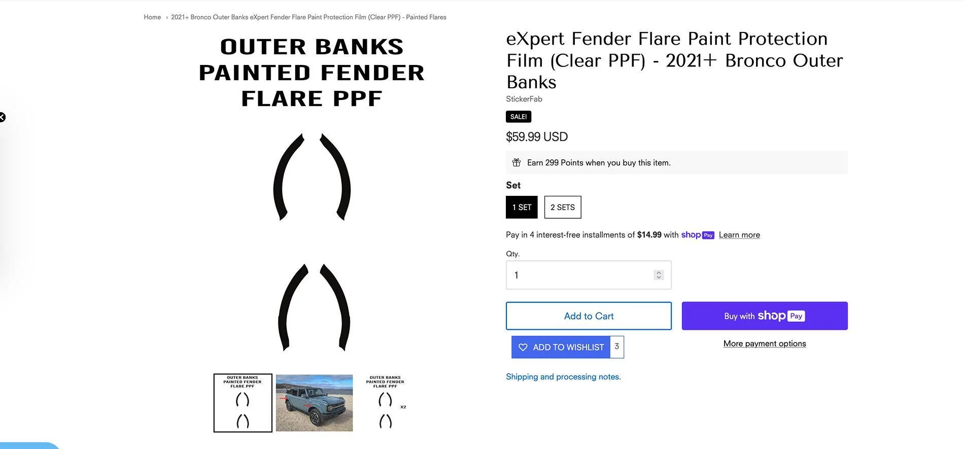 Ford Bronco Regulars fender flares on SAS Bronco - interference while wheeling? Screenshot 2025-01-04 at 9.08.13 PM